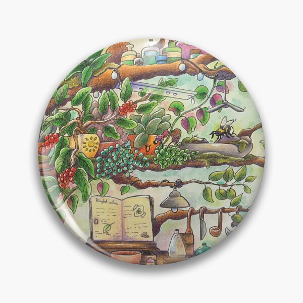 Item preview, Solarpunk l, herbalism designed and sold by Chouetteplanete.