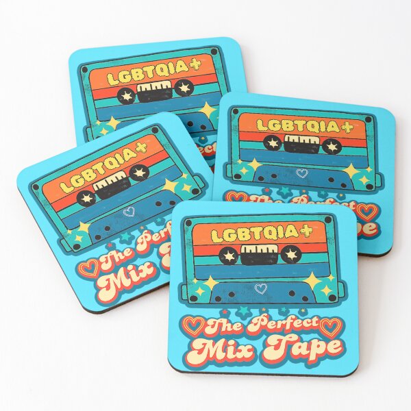 Item preview, LGBTQ Pride 80s Groovy Mix Tape designed and sold by Renata Illustrata.