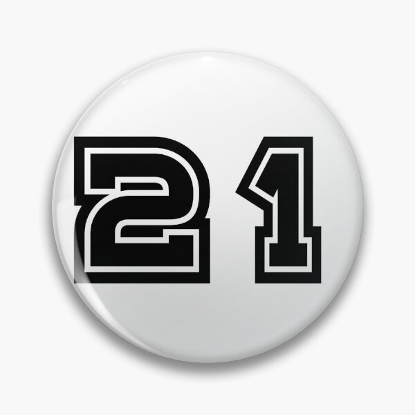Item preview, 21, twenty-one, black, sport designed and sold by Numbers-Art.