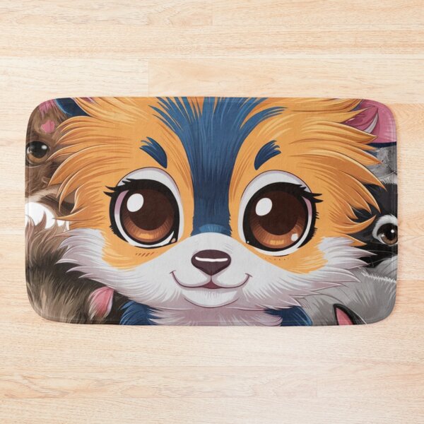 Item preview, Kawaii Animals Paint Art 3D Model designed and sold by Charlygood.