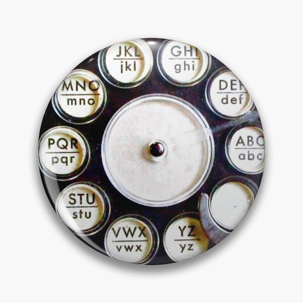 Item preview, Dial, ABC, Vintage, Phone designed and sold by suekieper.