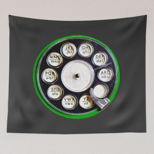 Item preview, Dial, ABC, Vintage, Phone designed and sold by suekieper.