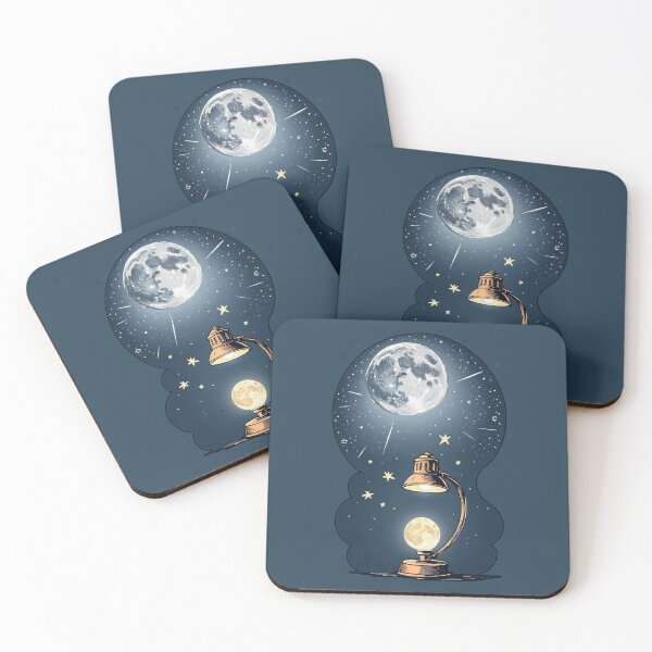 Item preview, Moonlit Desk: Illuminating Nightscapes designed and sold by Slick-Waffles.