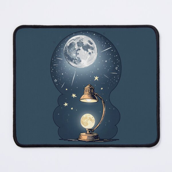 Item preview, Moonlit Desk: Illuminating Nightscapes designed and sold by Slick-Waffles.