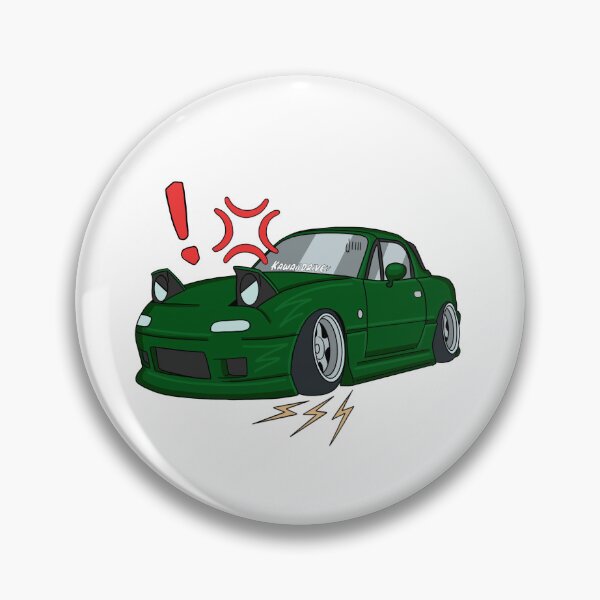 Item preview, Angry Mazda Miata Mx5  designed and sold by Kawaii Drive.