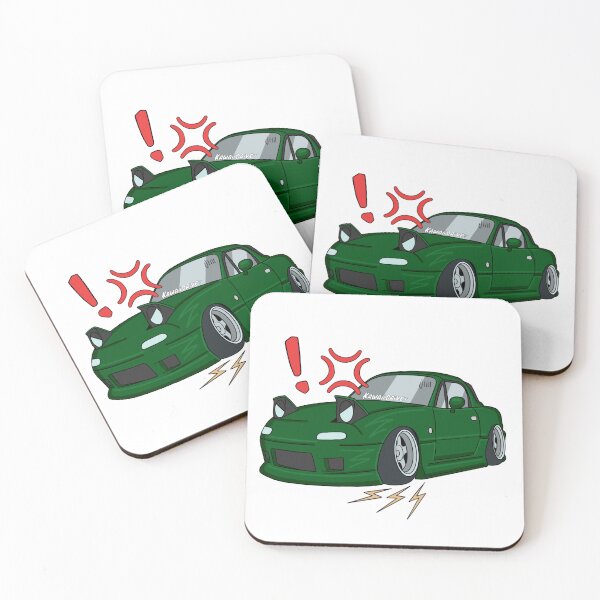 Item preview, Angry Mazda Miata Mx5  designed and sold by Kawaii Drive.