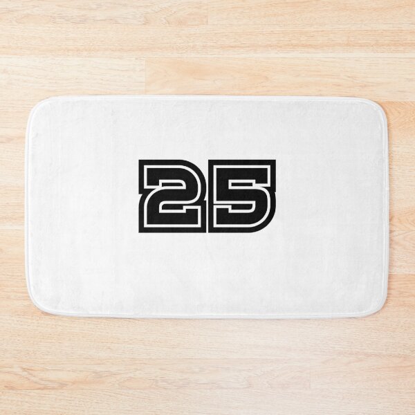 Item preview, 25, twenty-five, black, sport designed and sold by Numbers-Art.
