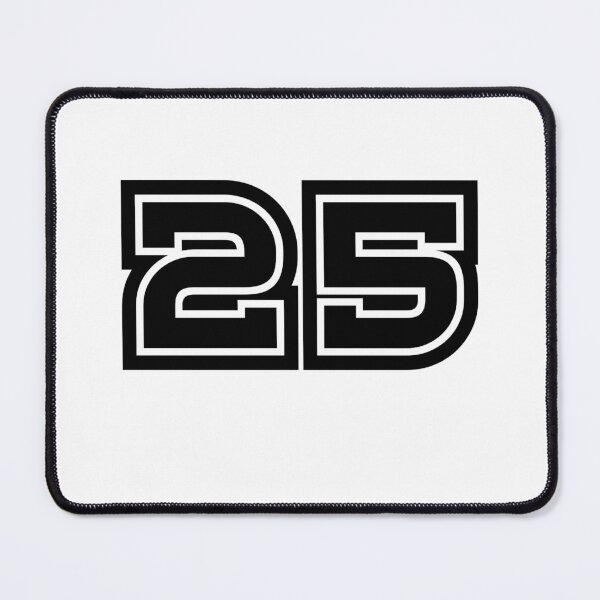 Item preview, 25, twenty-five, black, sport designed and sold by Numbers-Art.