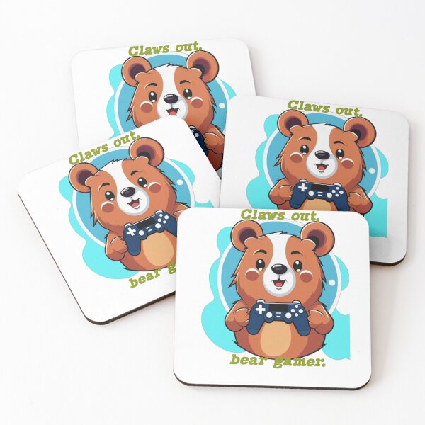 Item preview, Claws Out Gamer Bear Esports Mascot Aesthetic designed and sold by Animalloveus.