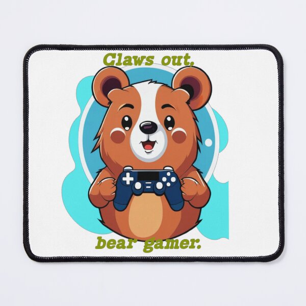 Item preview, Claws Out Gamer Bear Esports Mascot Aesthetic designed and sold by Animalloveus.