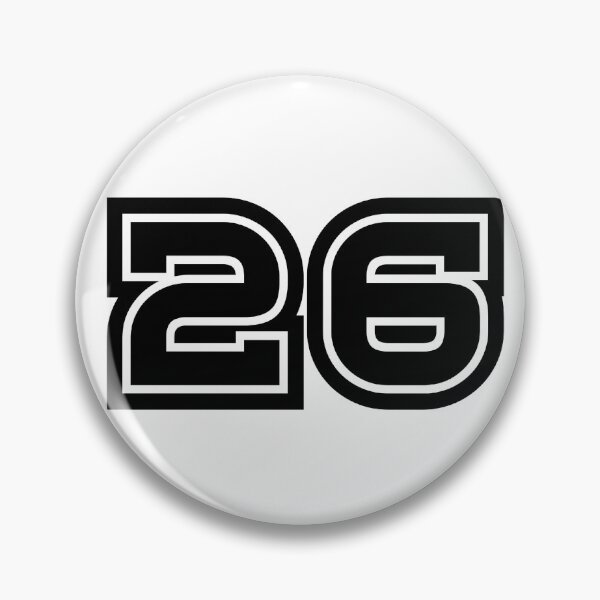 Item preview, 26, twenty-six, black, sport designed and sold by Numbers-Art.