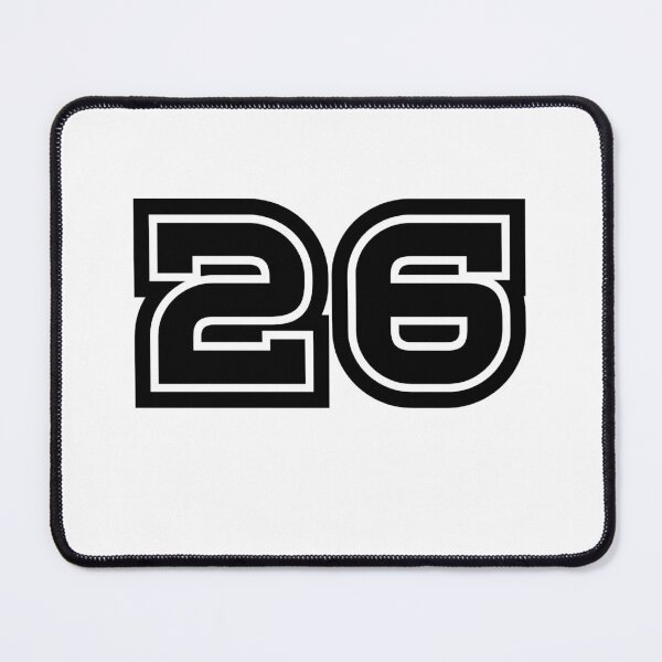 Item preview, 26, twenty-six, black, sport designed and sold by Numbers-Art.
