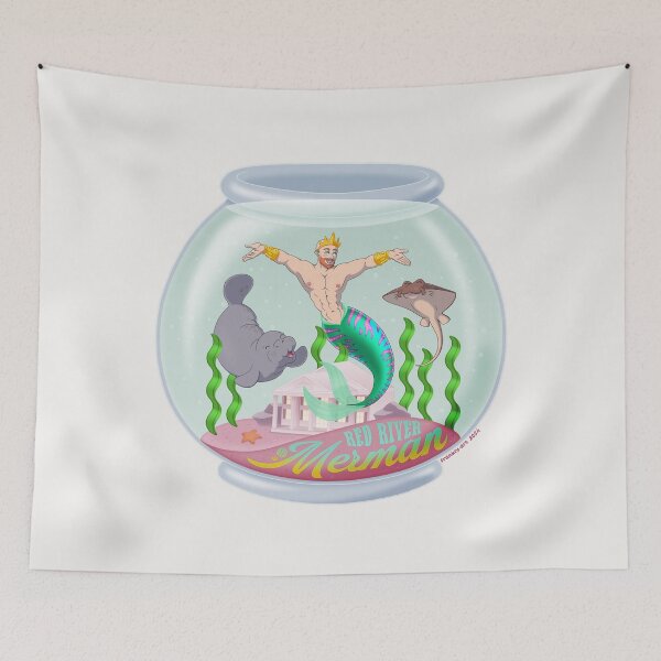 Item preview, Commission: @RedRiverMerman (2024) designed and sold by frankly-art.