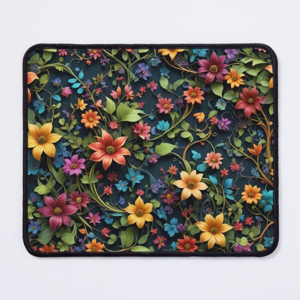 Item preview, Abstract Colorful Floral Pattern designed and sold by calibrit.
