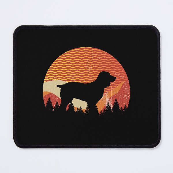 Item preview, Retro Wavy Lines Vintage Mountains Boykin Gift designed and sold by Guarddogdrive.