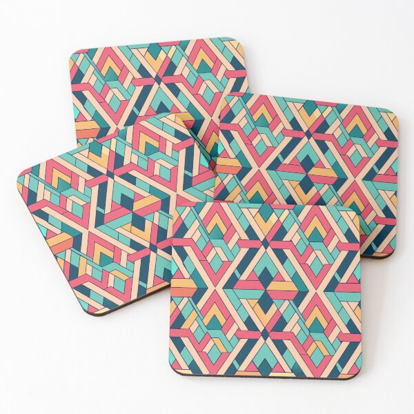 Item preview, geometric patterns designed and sold by K-R.