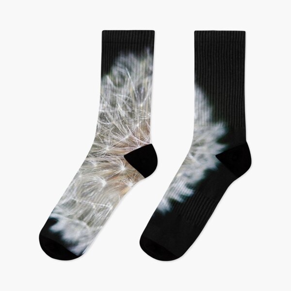Item preview, White dandelion on black background designed and sold by olena2552.