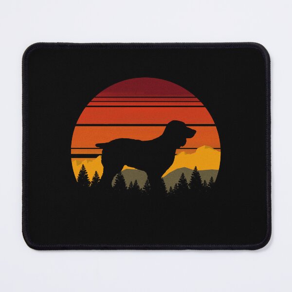 Item preview, Country Retro Sunset Vintage Mountains Boykin Gift designed and sold by Guarddogdrive.