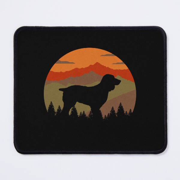 Item preview, Country Retro Sunset Vintage Mountains Boykin Gift designed and sold by Guarddogdrive.