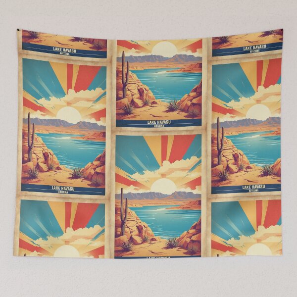 Item preview, Lake Havasu Arizona USA Vintage Travel Tourism  designed and sold by TravelersGems.