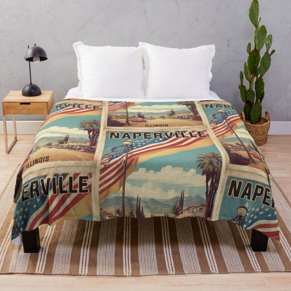 Item preview, Naperville Illinois USA Vintage Travel Tourism designed and sold by TravelersGems.