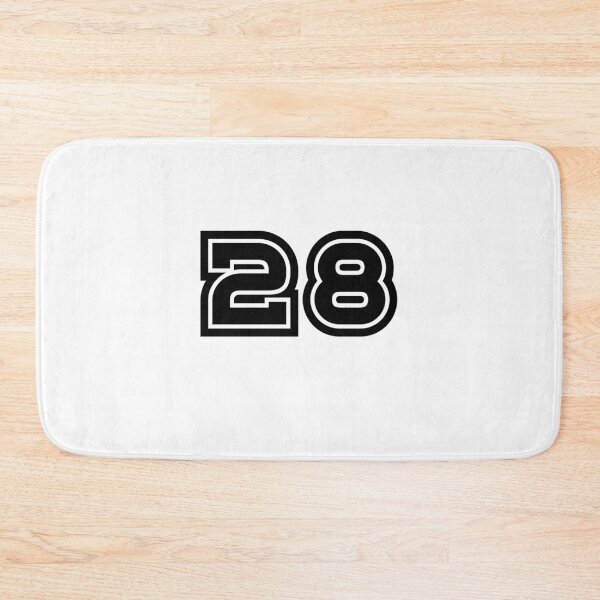 Item preview, 28, twenty-eight, black, sport designed and sold by Numbers-Art.