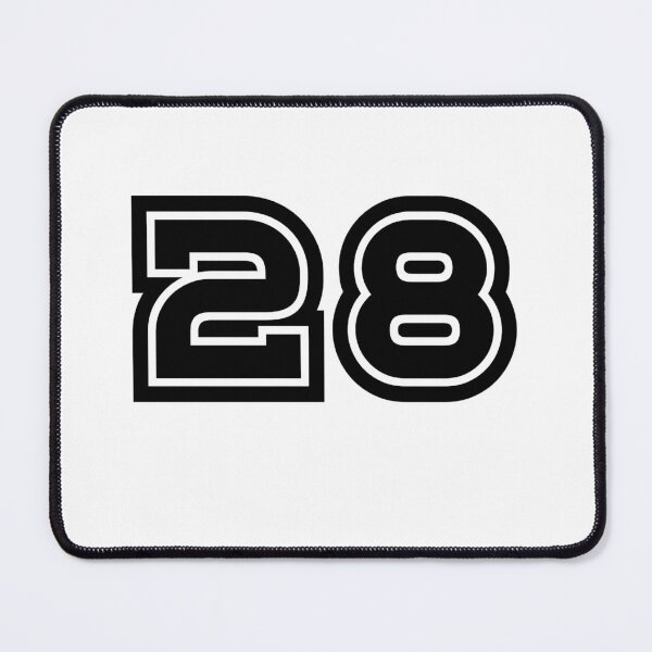 Item preview, 28, twenty-eight, black, sport designed and sold by Numbers-Art.