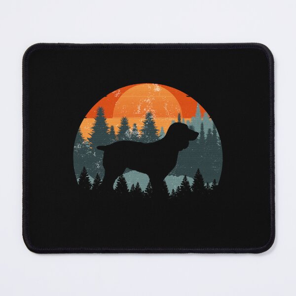 Item preview, Retro Sunset Vintage Forest Mountains Boykin Gift designed and sold by Guarddogdrive.
