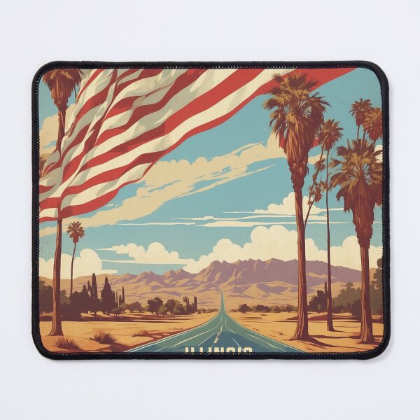 Item preview, Palatine Illinois USA Vintage Travel Tourism designed and sold by TravelersGems.
