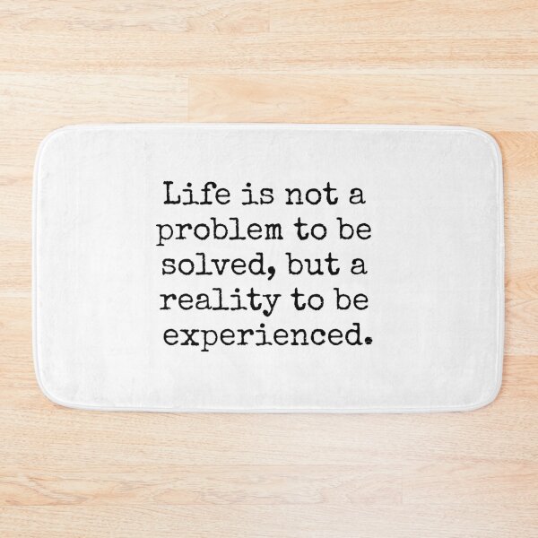 Item preview, Kierkegaard quotes - Life is not a problem designed and sold by Inspirationmotivation.