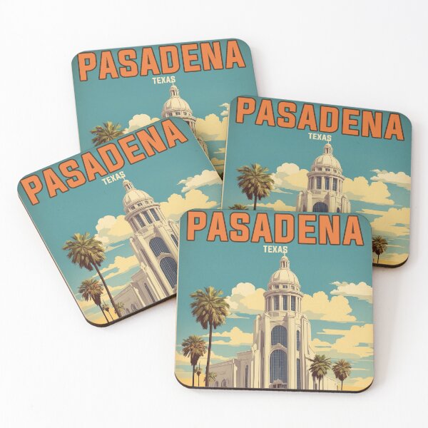 Item preview, Pasadena Texas USA Vintage Travel Tourism  designed and sold by TravelersGems.