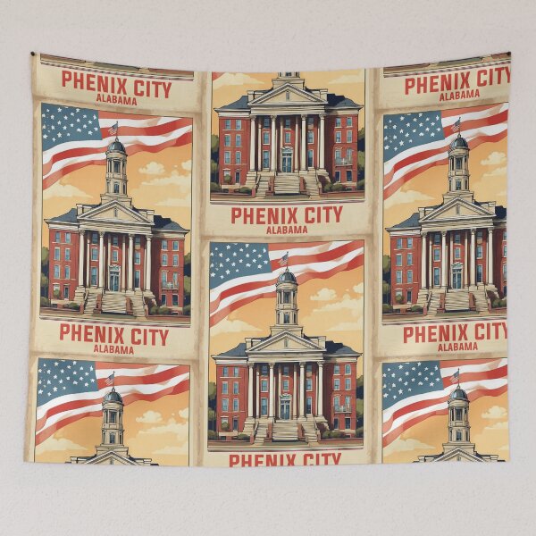Item preview, Phenix City Alabama USA Vintage Travel Tourism  designed and sold by TravelersGems.
