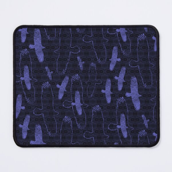 Item preview, Eagles on Eagle Feather Blanket Blue Violet Monochrome Half-drop Repeat 5748 designed and sold by Art in My Loft.