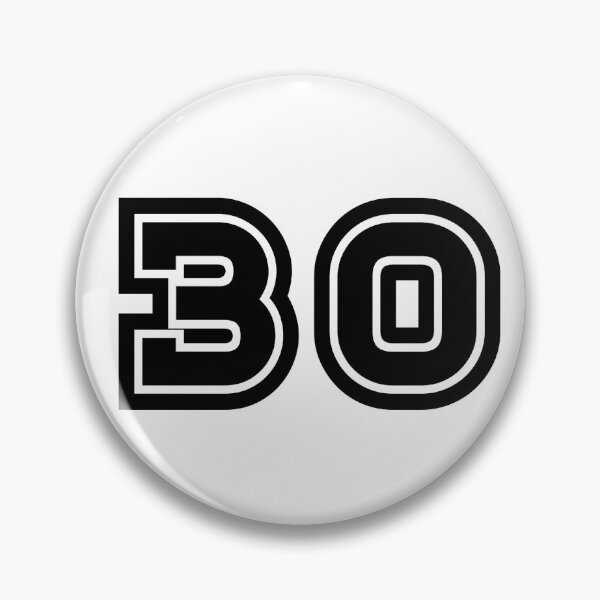 Item preview, 30, thirty, black, sport designed and sold by Numbers-Art.