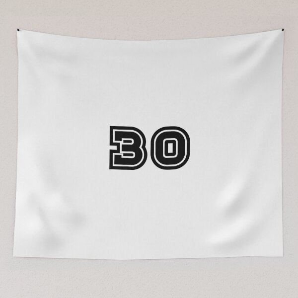 Item preview, 30, thirty, black, sport designed and sold by Numbers-Art.