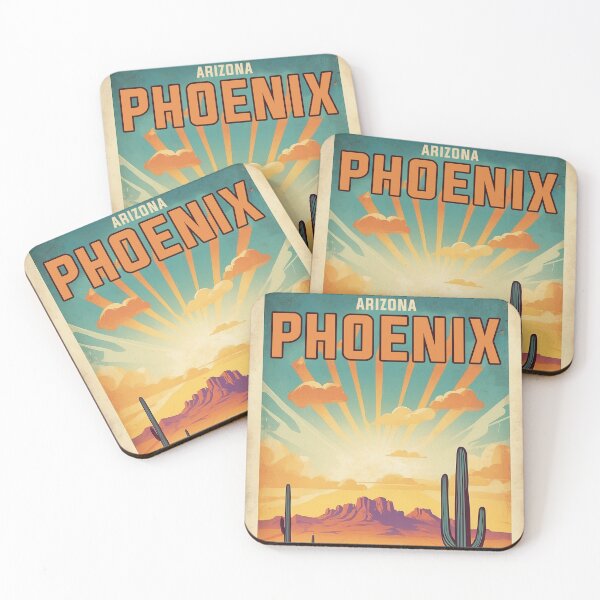 Item preview, Phoenix Arizona USA Vintage Travel Tourism  designed and sold by TravelersGems.