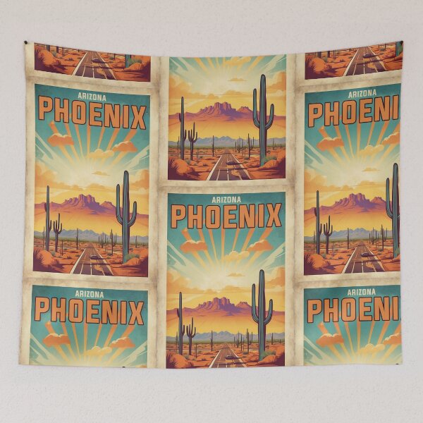 Item preview, Phoenix Arizona USA Vintage Travel Tourism  designed and sold by TravelersGems.