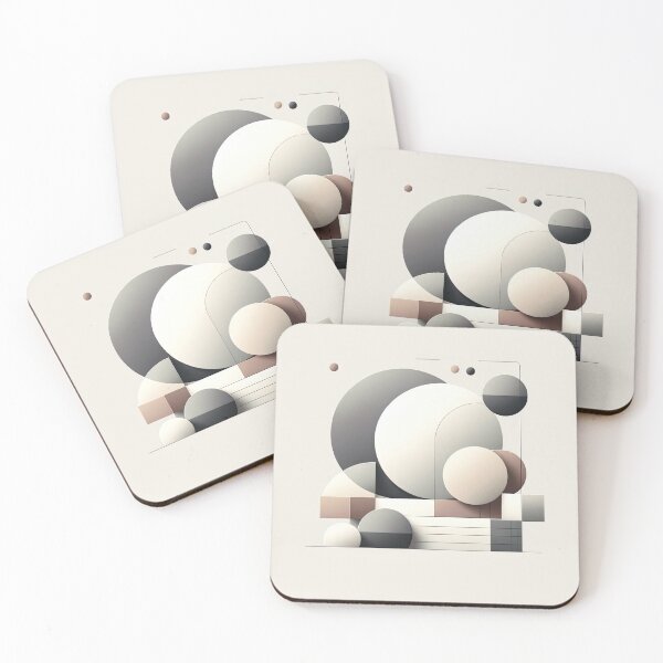 Item preview, Minimalist Harmony of Geometric Forms designed and sold by SunkenCost.