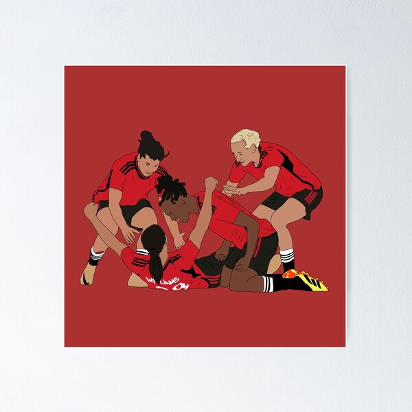 Item preview, Rachel Williams Header FA Cup Final Goal Celebration United Minimalist  designed and sold by Hevding.