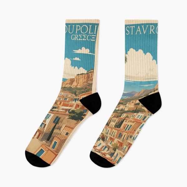 Item preview, Stavroupoli Greece Vintage Travel Tourism  designed and sold by TravelersGems.