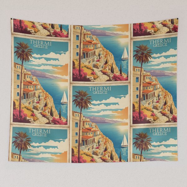 Item preview, Thermi Greece Vintage Travel Tourism  designed and sold by TravelersGems.