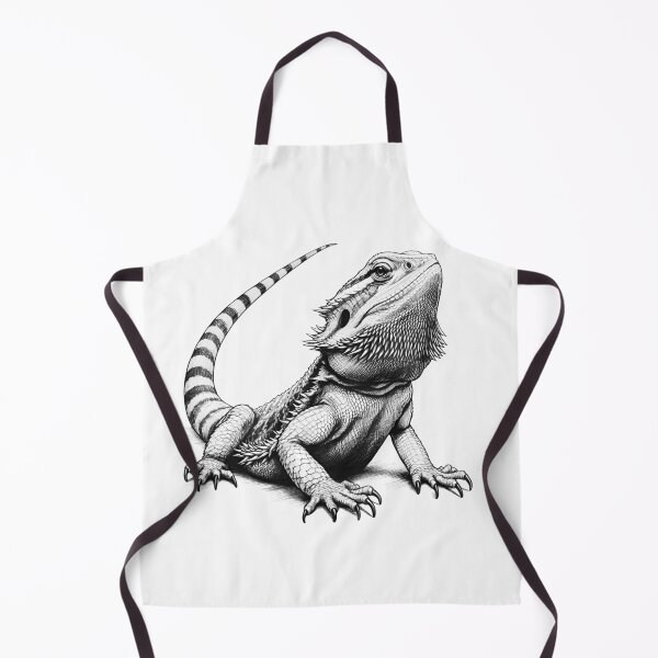 Item preview, Bearded Dragon, sketch, lizard, reptile designed and sold by FlowCreate.