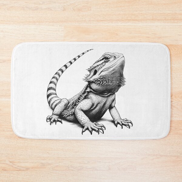 Item preview, Bearded Dragon, sketch, lizard, reptile designed and sold by FlowCreate.
