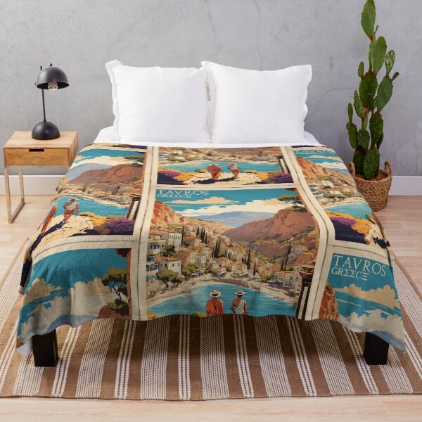 Item preview, Tavros Greece Vintage Travel Tourism designed and sold by TravelersGems.