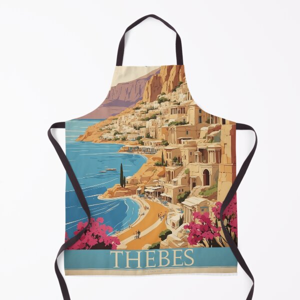 Item preview, Thebes Greece Vintage Travel Tourism  designed and sold by TravelersGems.