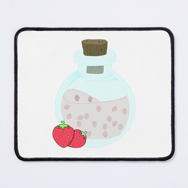 Item preview, strawberry juice in a bottle designed and sold by Lavender-Quill.