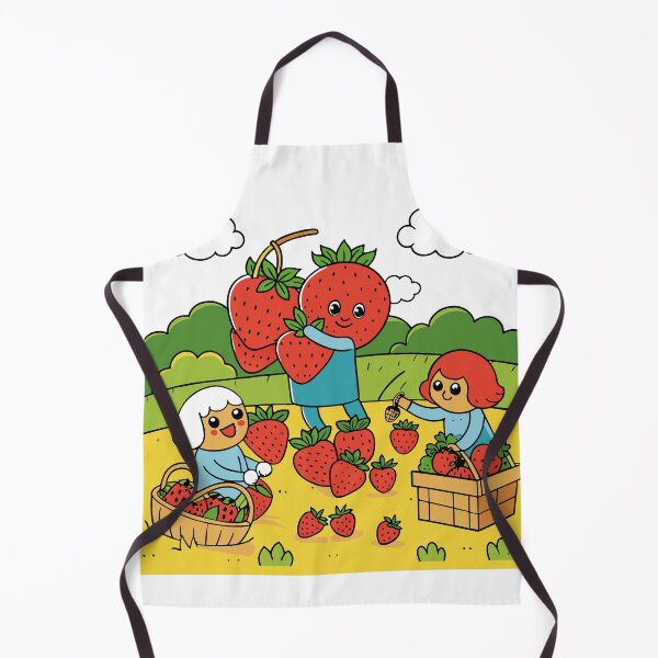Item preview, Strawberry Family Picking Berries designed and sold by omerfdln34.
