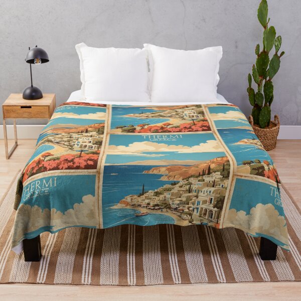 Item preview, Thermi Greece Vintage Travel Tourism designed and sold by TravelersGems.