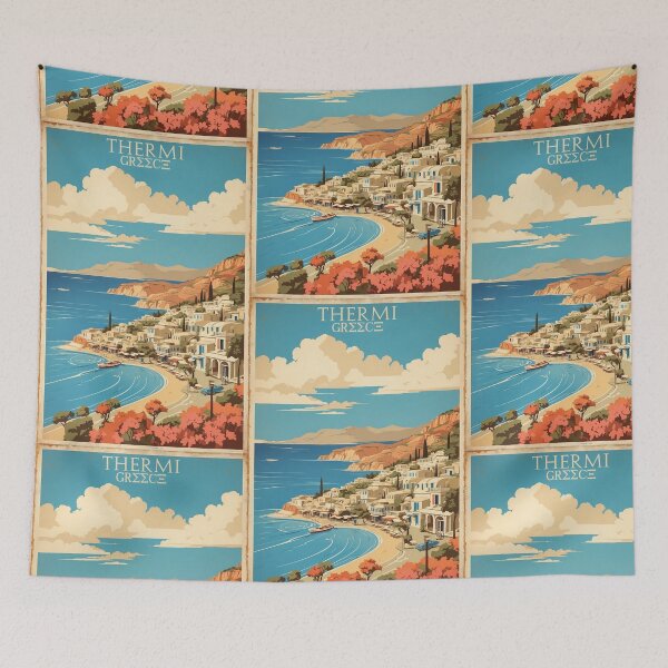Item preview, Thermi Greece Vintage Travel Tourism  designed and sold by TravelersGems.