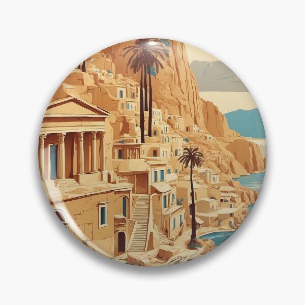 Item preview, Thebes Greece Vintage Travel Tourism  designed and sold by TravelersGems.
